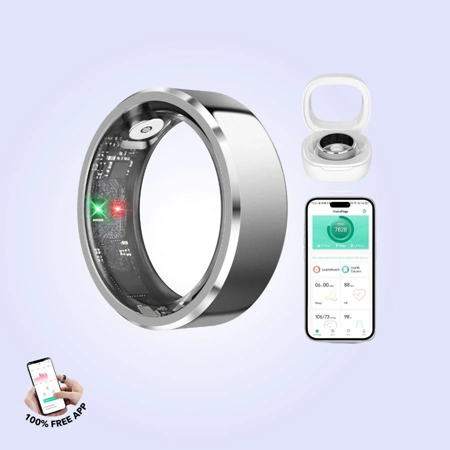 Smart Ring Fitness & Health Tracker Pro