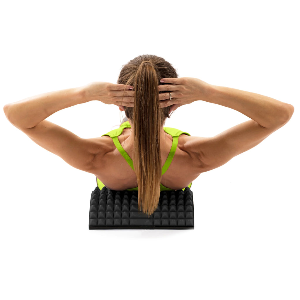 Arched Back Stretcher Orthopedic Traction Device, Black